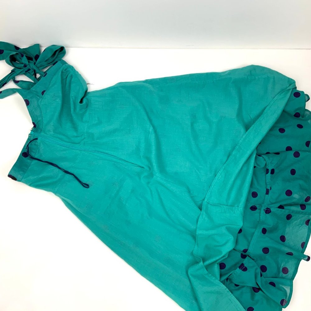 Marc Jacobs Polka Dot Halter Cotton Dress Size 4 - Picture 15 of 16